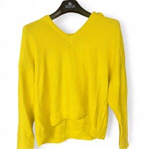 Lane bryant Yellow V-Neck Women's Sweater